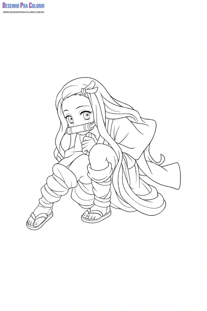 Nezuko Ausmalbilder