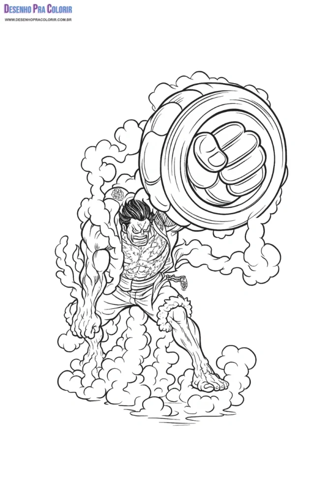 One Piece Luffy Ausmalbilder