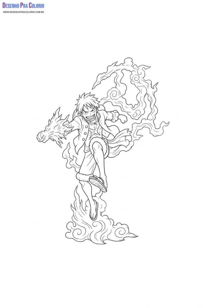 One Piece Luffy Ausmalbilder