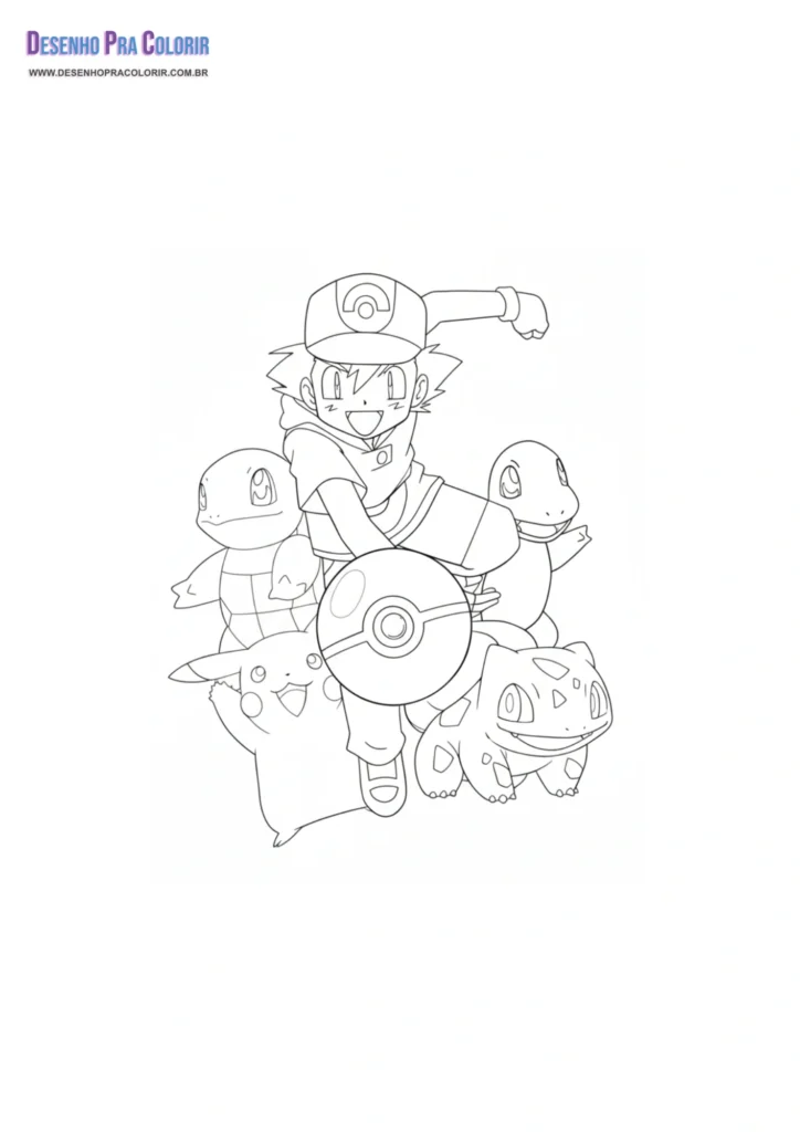 Pokémon Para Colorear